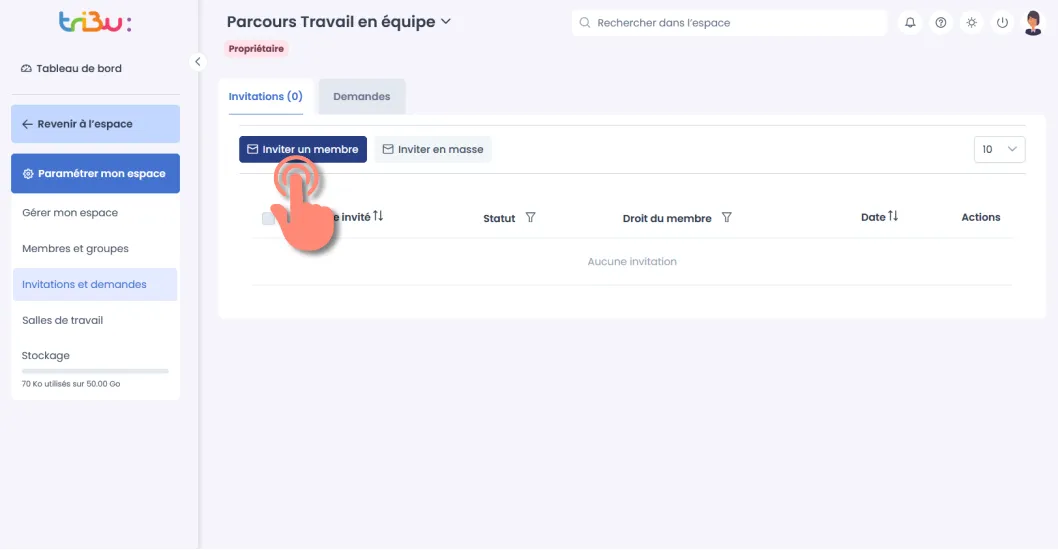 modification du rôle