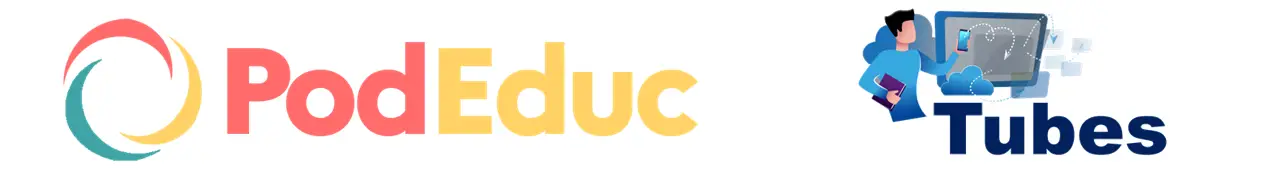 logos PodEduc et Tubes