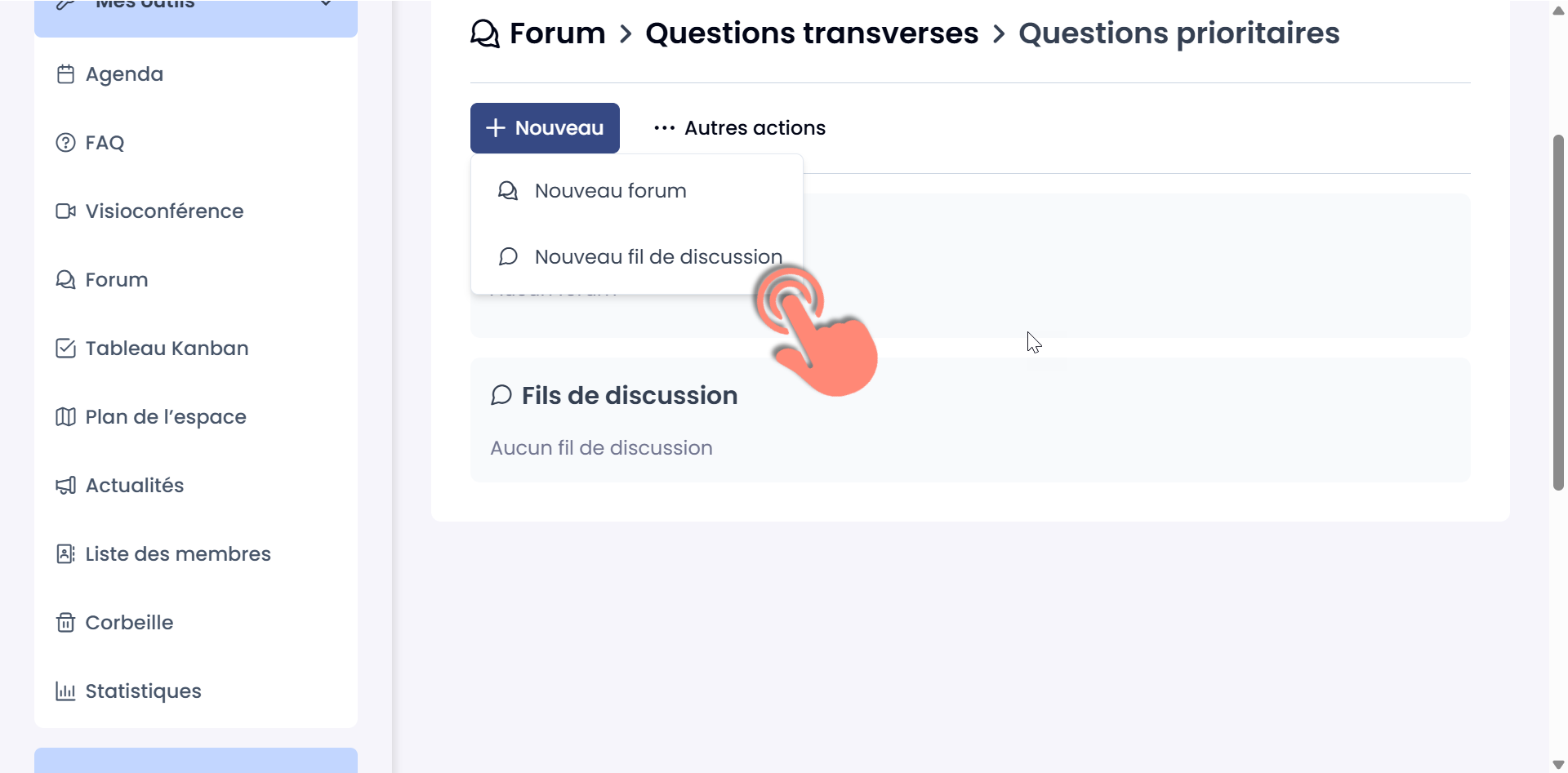 nouveau fil de discussion