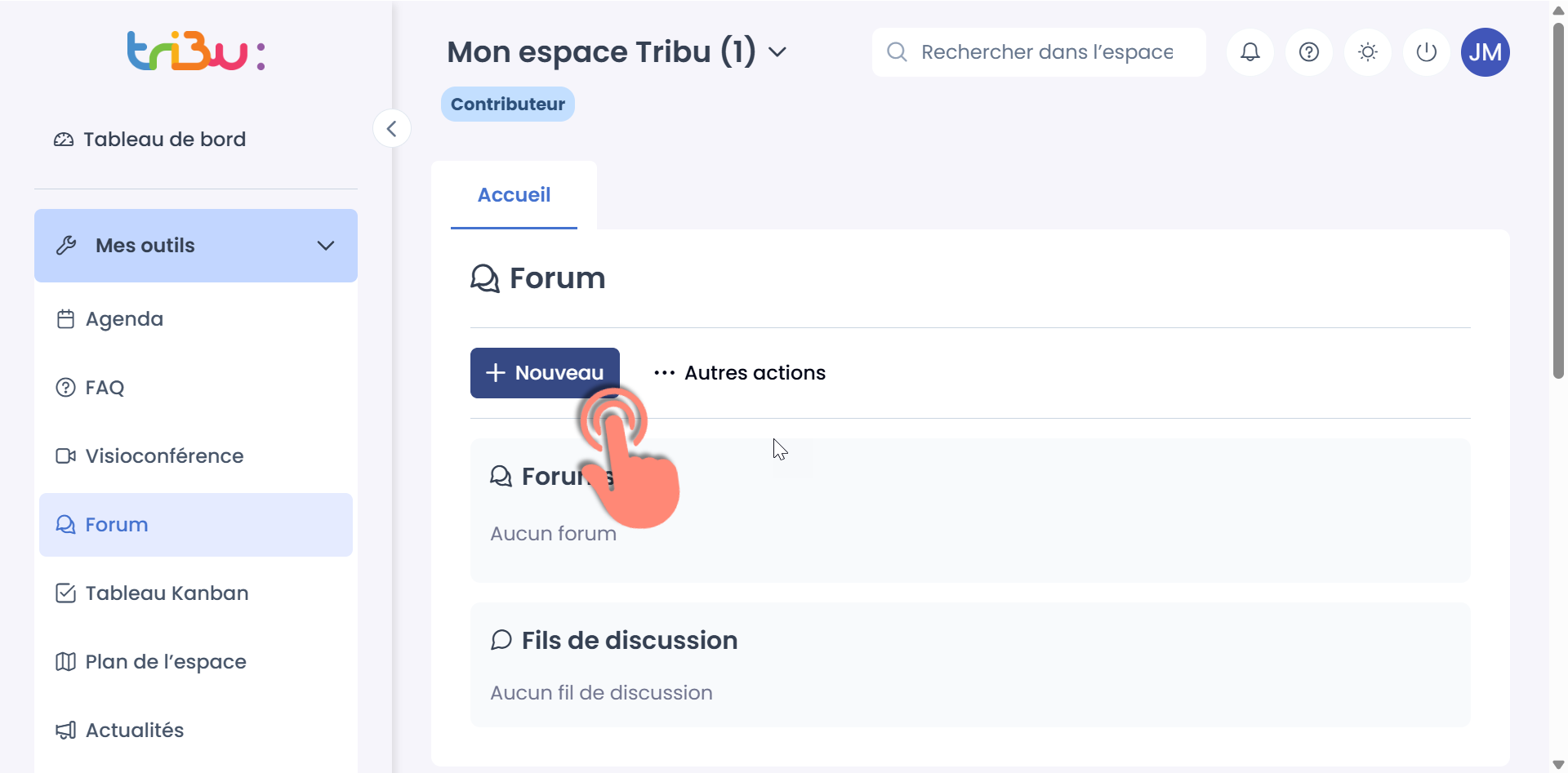 bouton nouveau