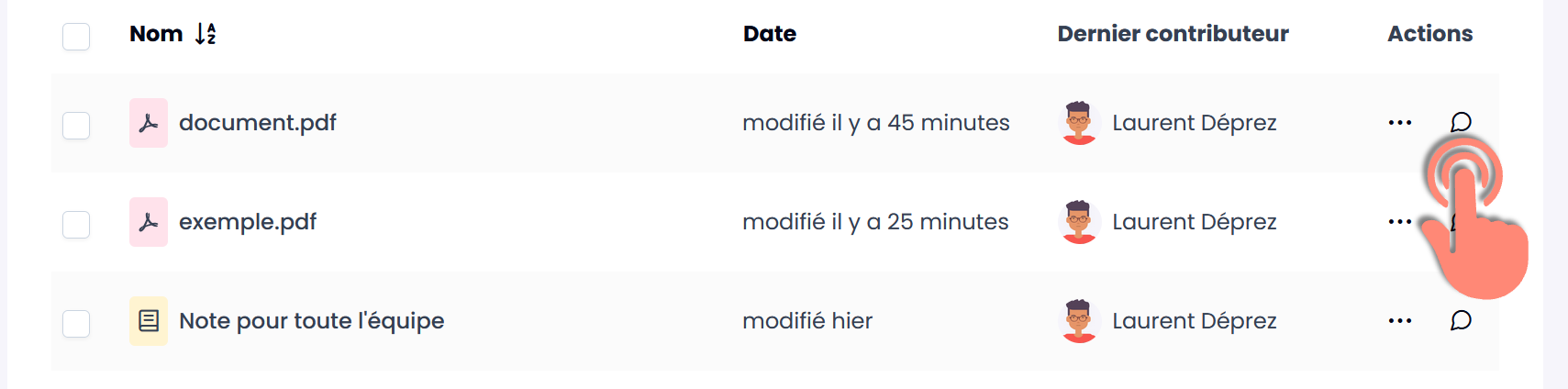 bouton Commenter