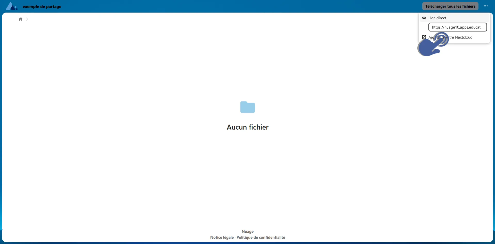 Ajouter à Nextcloud