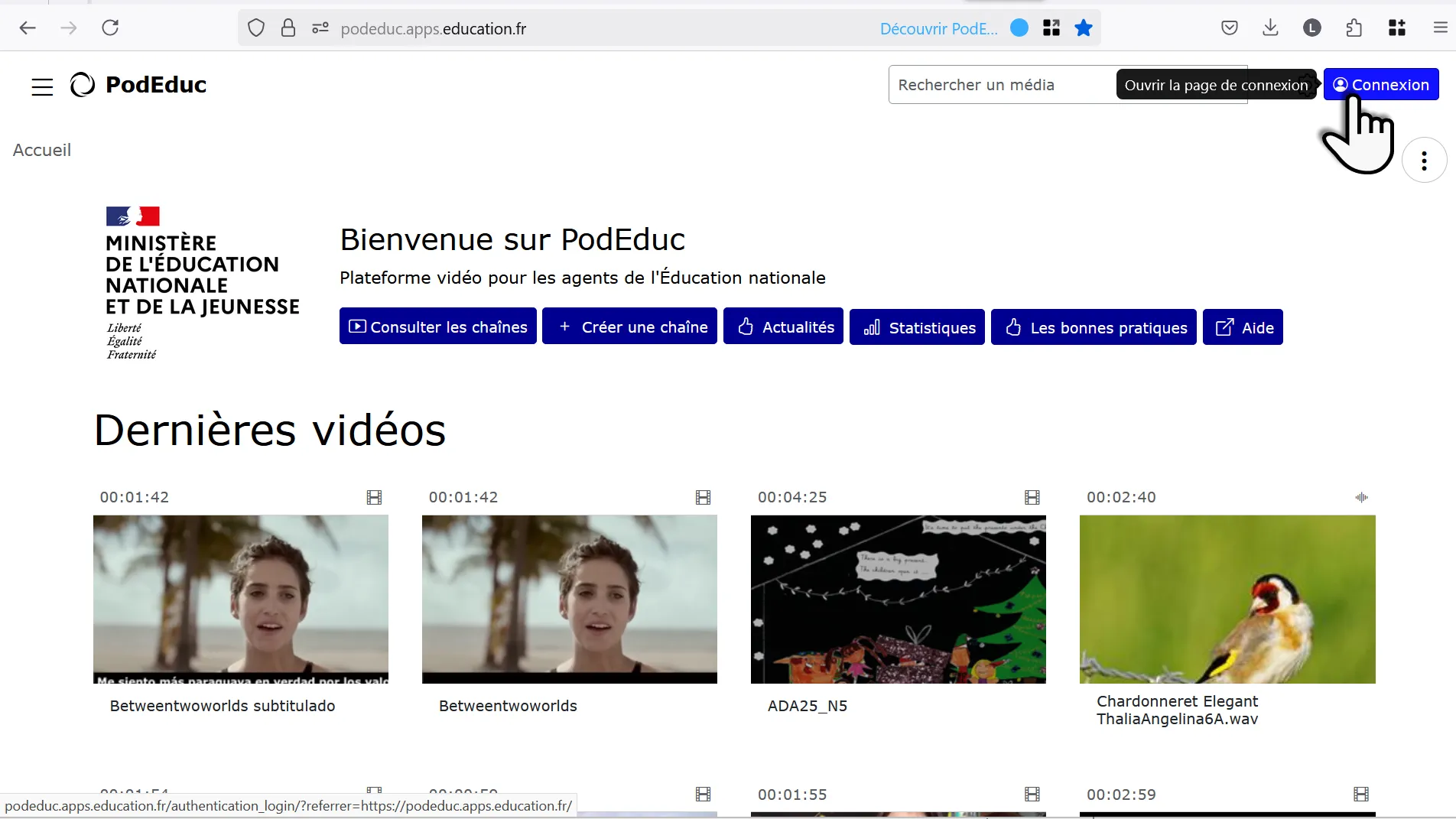 bouton connexion.