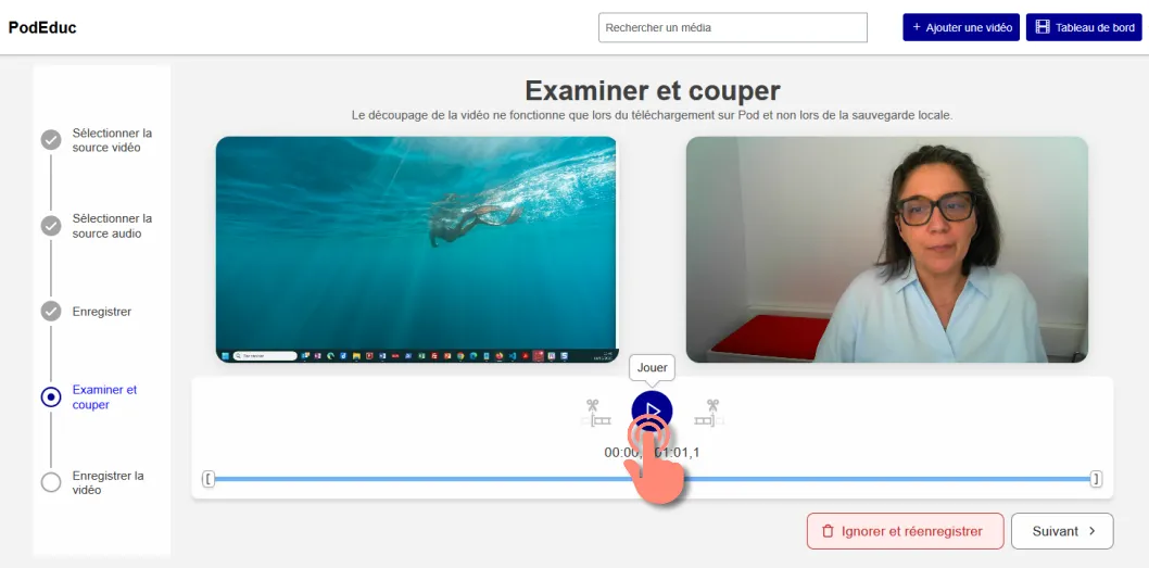cliquer sur bouton Jouer.