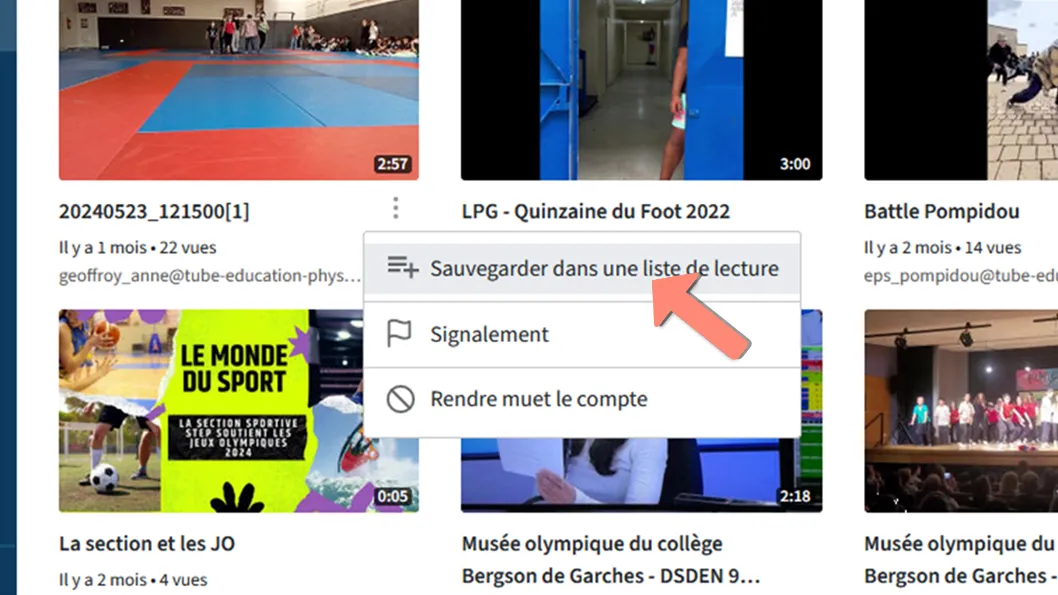 listes de lecture