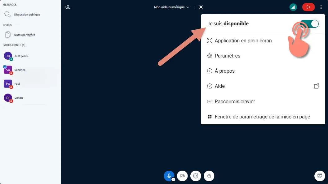accés au bouton indisponible ou absent.