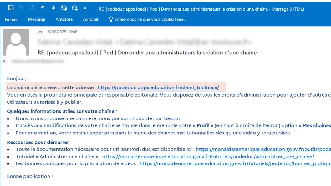 compléter le captcha et envoyer la demande.