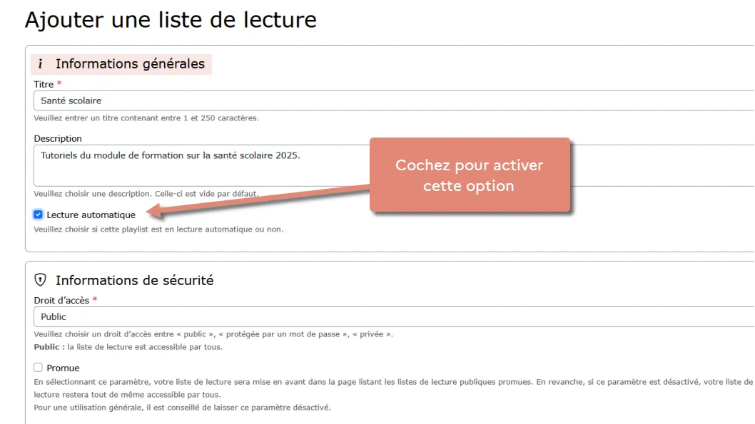 Lecture automatique.