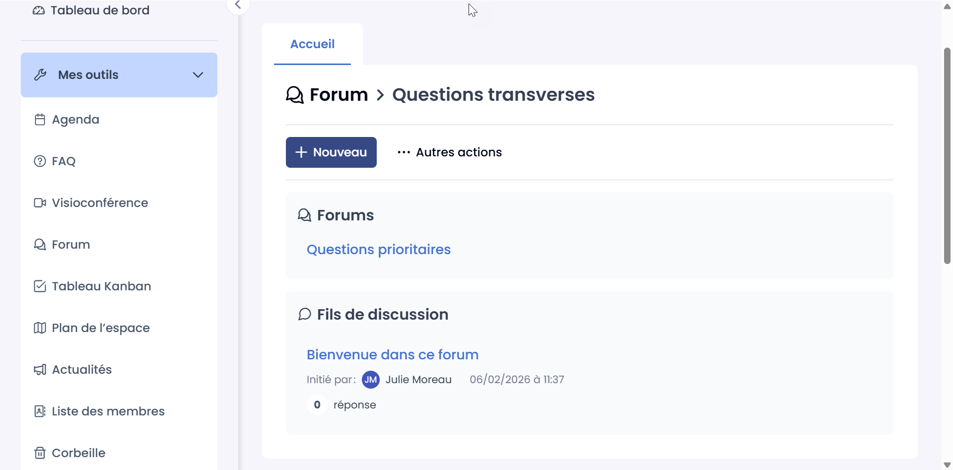 vue du forum