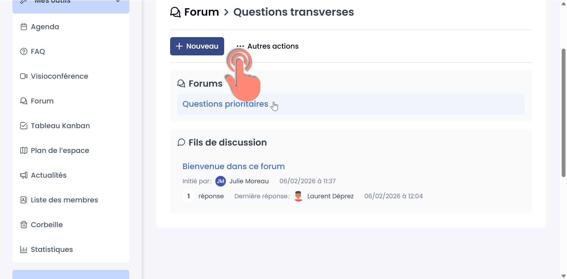 bouton autres actions