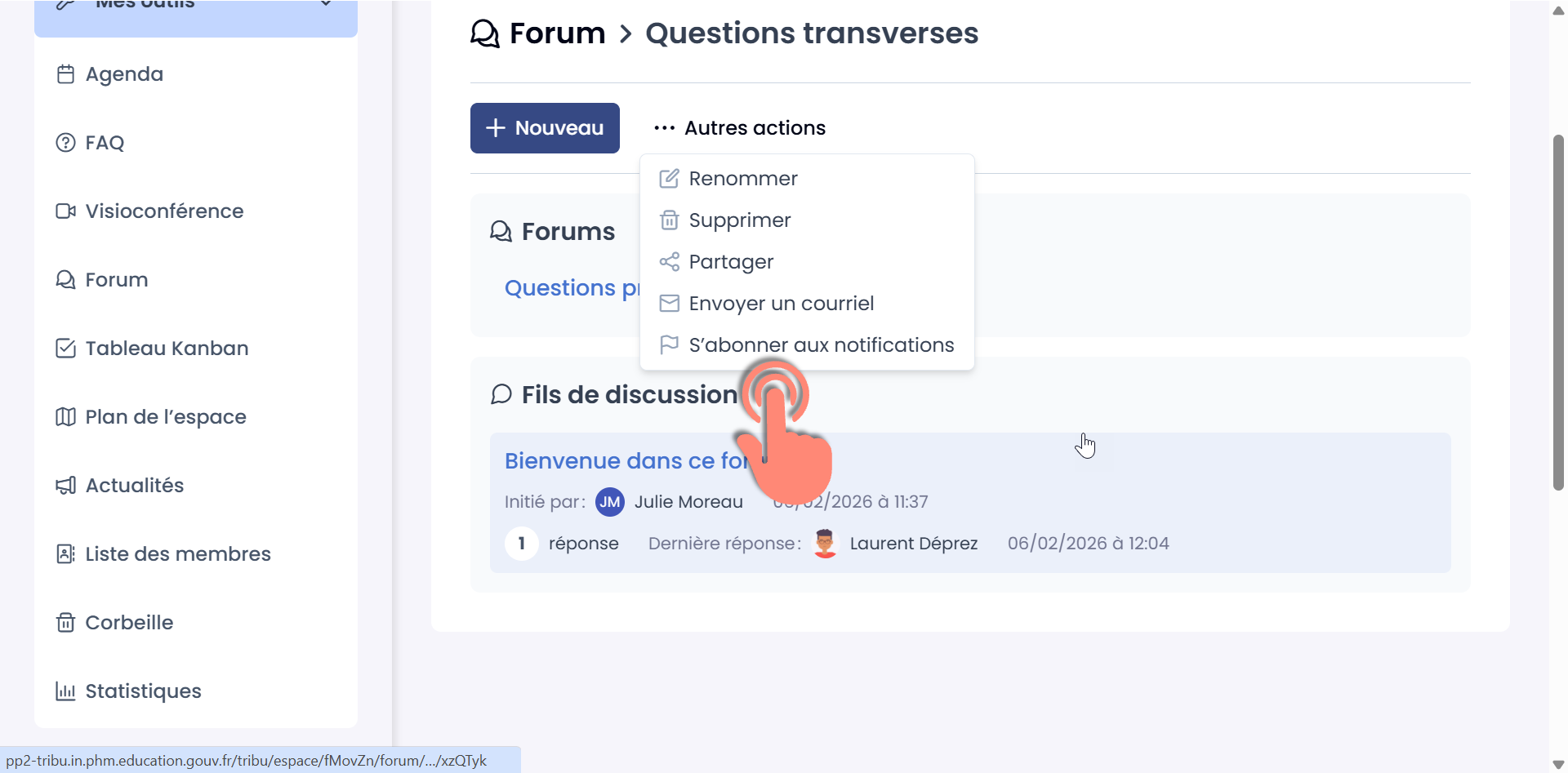 bouton s&rsquo;abonner