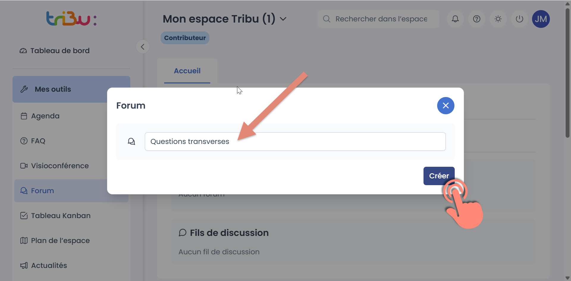 saisie du titre