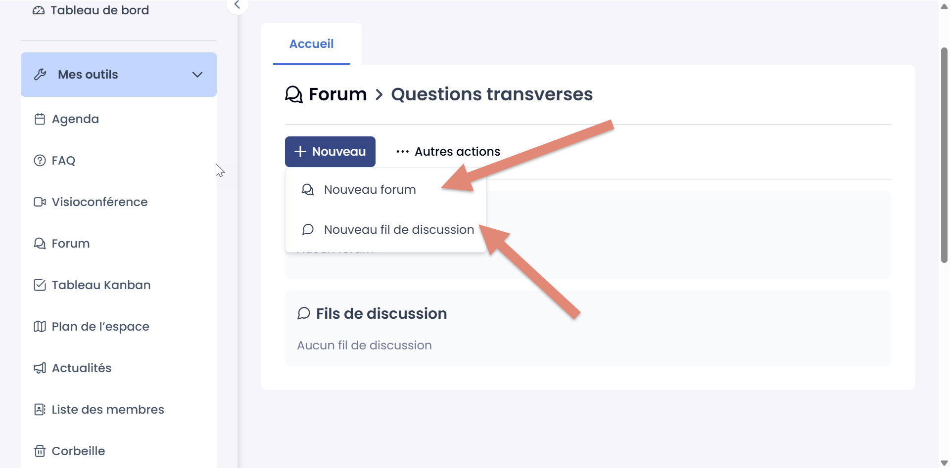 menu nouveau
