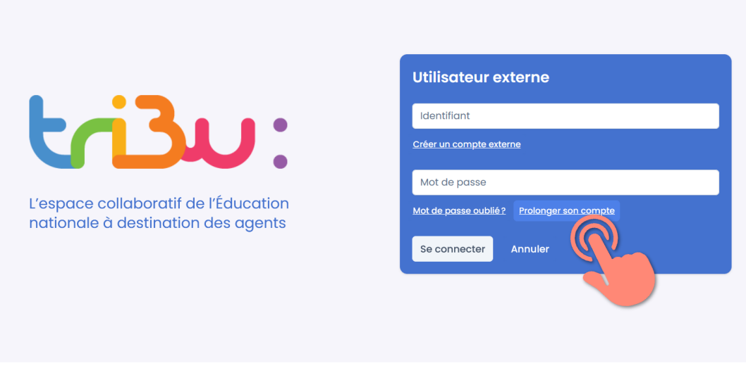 lien prolonger son compte