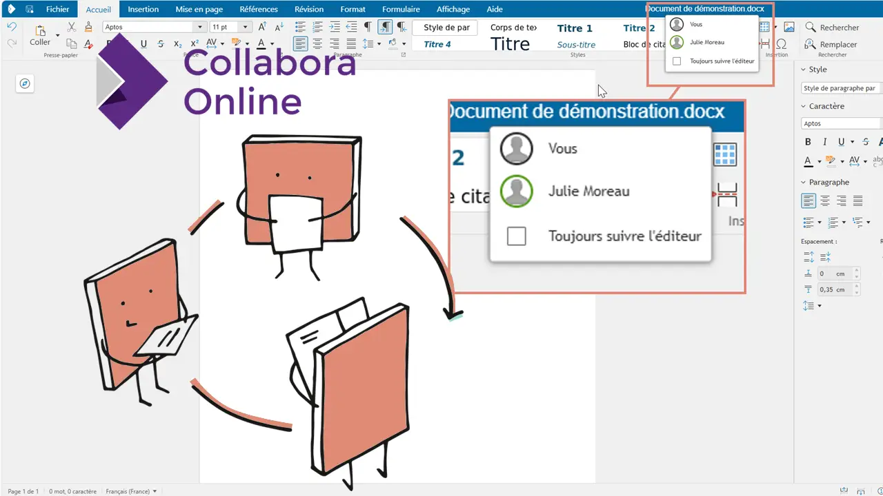 travailler à plusieurs sur un document