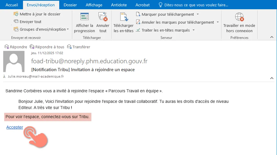 lien d’invitation 