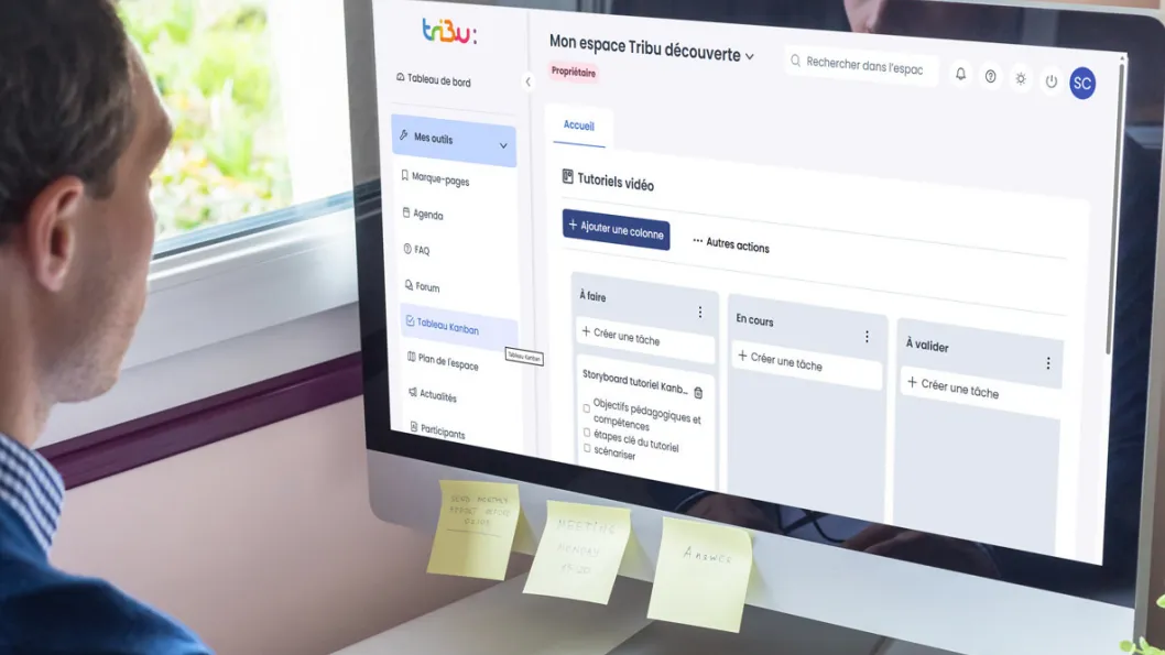 Exemple tableau Kanban