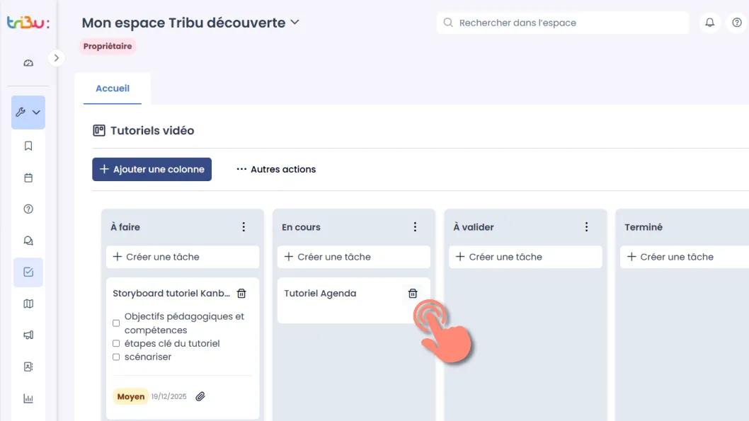 supprimer une tâche