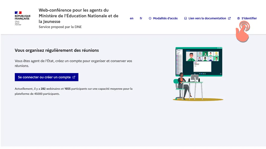 lien s&rsquo;identifier.