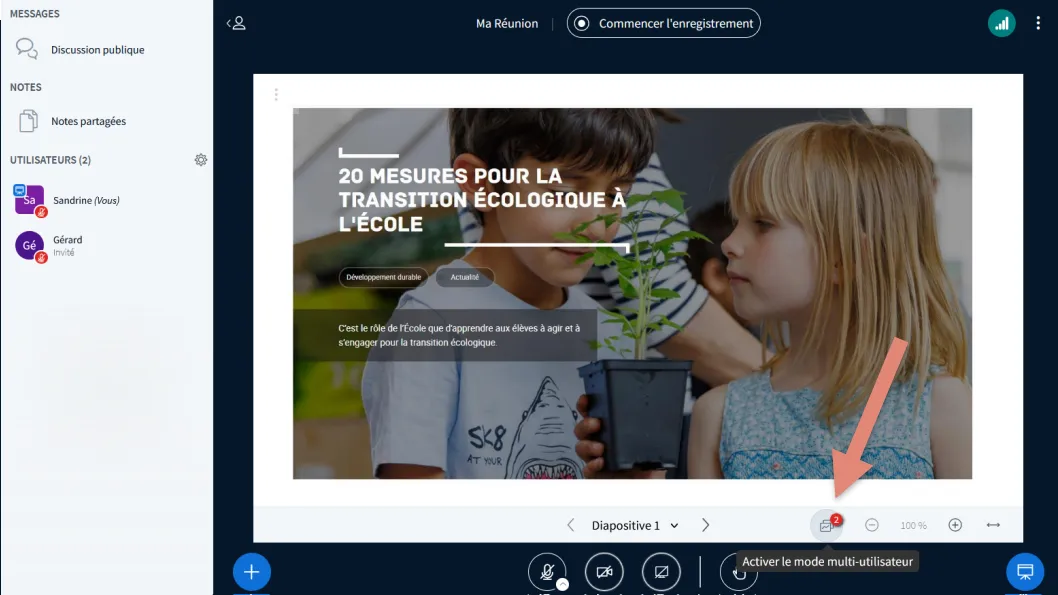 mode multiutilisateur.
