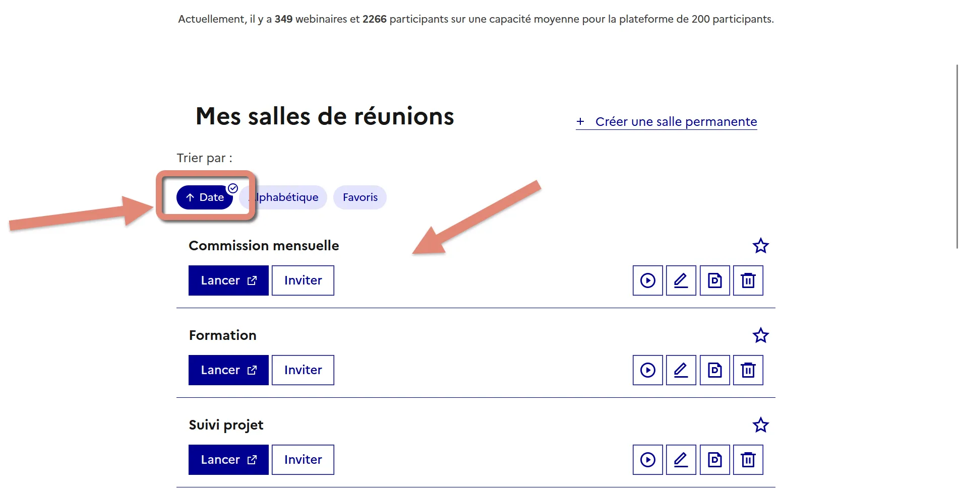 tri par défaut, date.